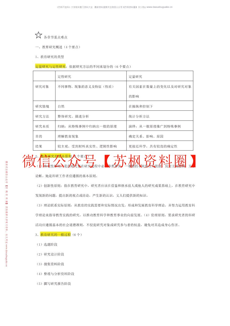 中学生物教育研究方法